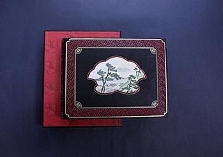 Подарочная книга Живописная Япония (Подарочная книга в кожаном переплёте)