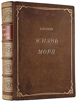 Антикварная книга Жизнь моря (Антикварная книга 1905г.)