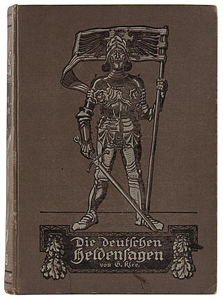 Антикварная книга Клее Г. Немецкий героический эпос. Klee G. Die deutschen heldensagen (Антикварная книга 1912г.)