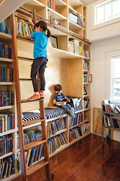 Жить в окружении книг - польза книг для детей