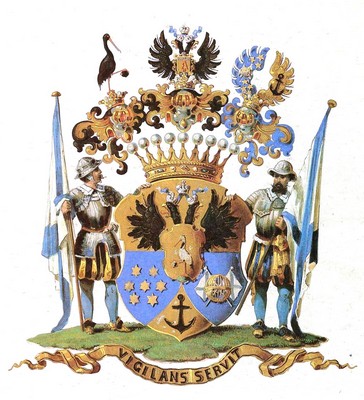 Экслибрис графа Фёдора Петровича Литке