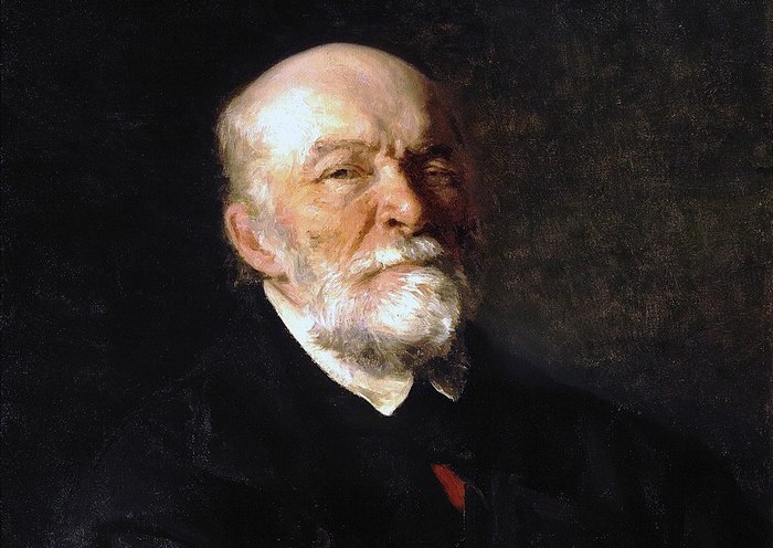 И.Е. Репин. Портрет Н.И. Пирогова, 1881 г.