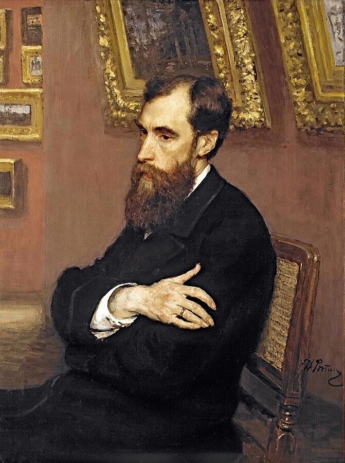 Портрет П.М. Третьякова. Художник И.Е. Репин, 1901 г.