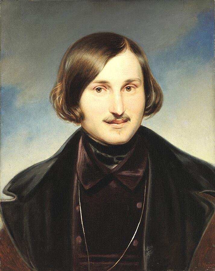 Портрет Николая Гоголя. Картина Федора Моллера. 1840-е годы